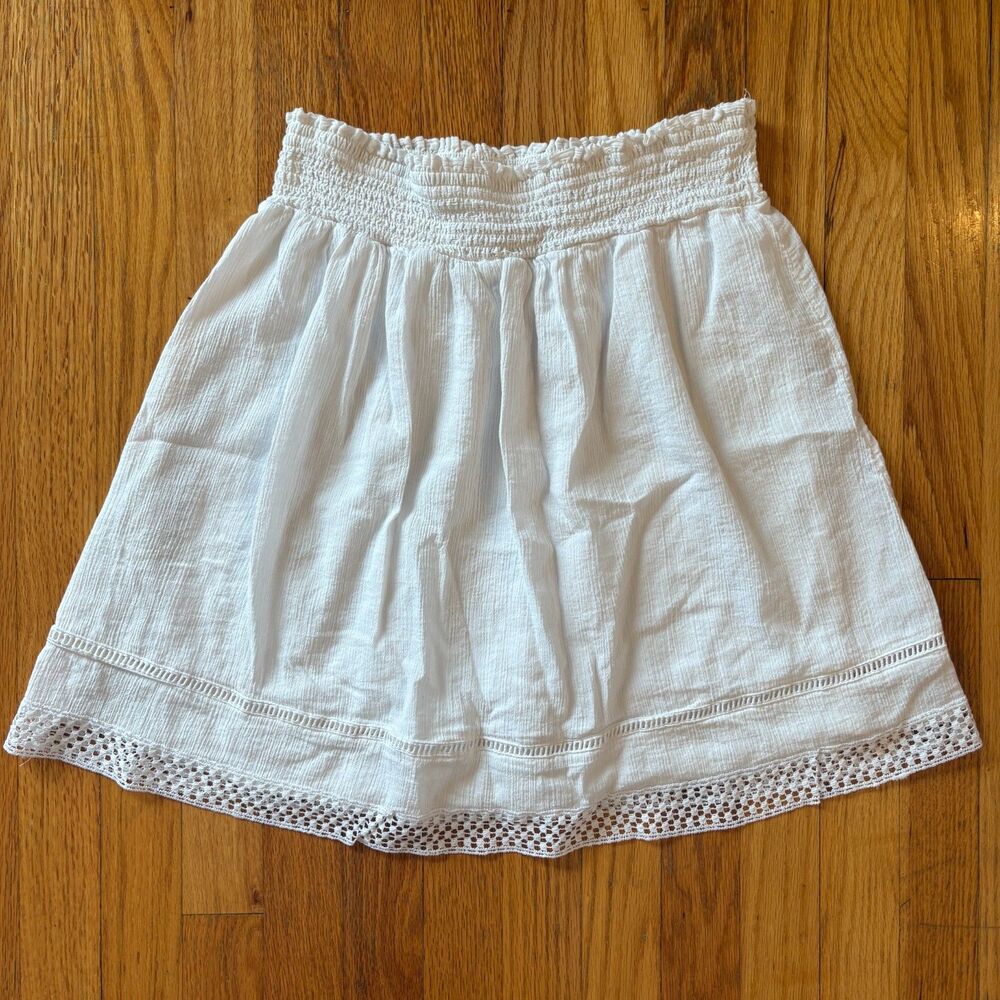 Vintage Y2K White Faded Glory Skirt M